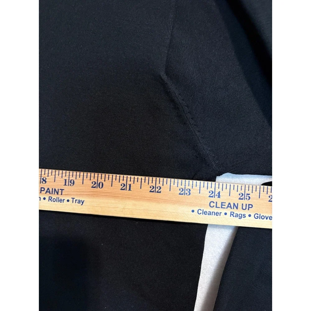 Tommy Bahama Mens XL Black Silk Blend Long‎ Sleeve Polo Sweater Knit Collared